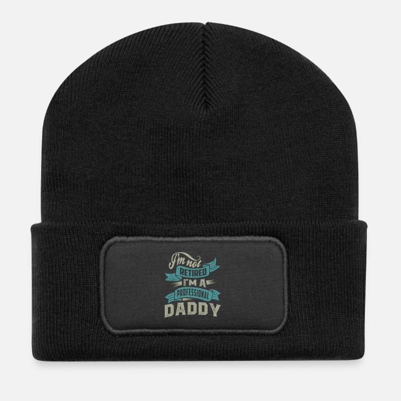 I'm a Professional Daddy - Recycled Patch Beanie - black