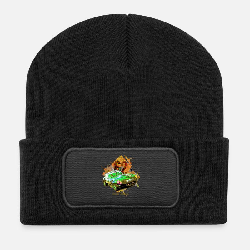 Rallye Classico62 - Recycelte Patch Beanie - Schwarz