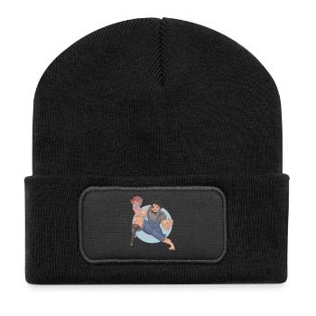 Pigarm Pirate - Recycelte Patch Beanie - Schwarz - Vorne