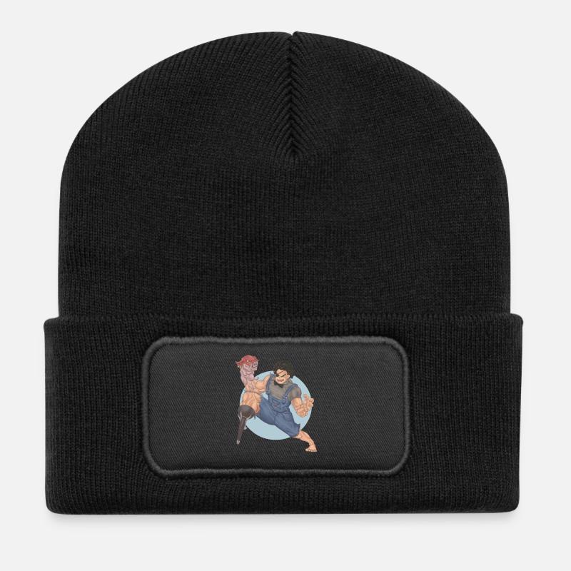 Pigarm Pirate - Recycelte Patch Beanie - Schwarz