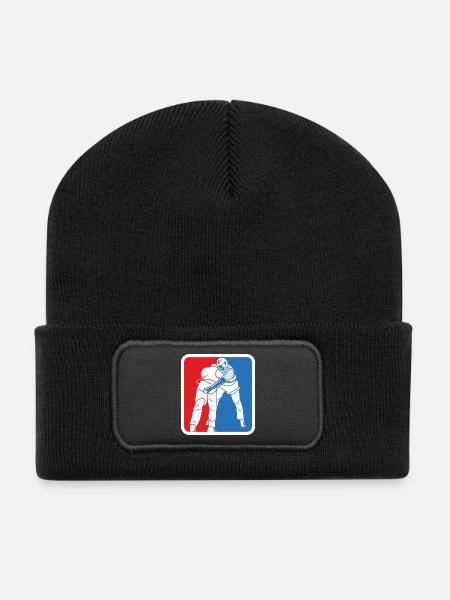 Swiss Wrestling League - Recycled Patch Beanie - black