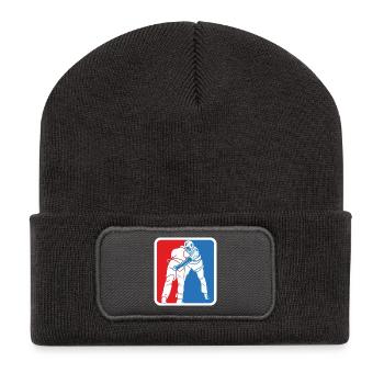 Swiss Wrestling League - Recycled Patch Beanie - dark grey - Front