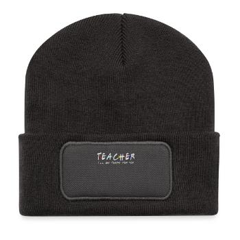 Le professeur sera là pour vous Quarantaine t-shirt donc - Beanie recyclé à patch - charbon - Devant