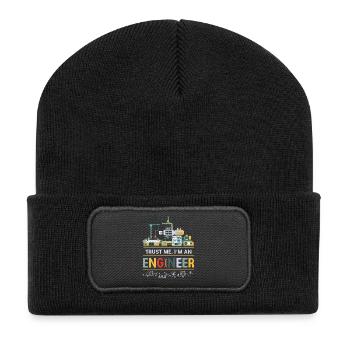 engineer - Recycled Patch Beanie - black - Front