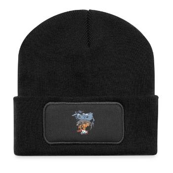 Vaut la peine d’essayer - Beanie recyclé à patch - noir - Devant