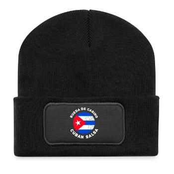 Rueda de Casino - Cuban Salsa - Recycled Patch Beanie - black - Front