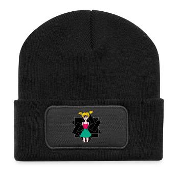 WIFE. DAUGHTER. ADOLESCENT. WOMEN'S DAY - Recycled Patch Beanie - black - Front