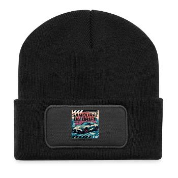 Samouraï Drift Urbaine - Beanie recyclé à patch - noir - Devant