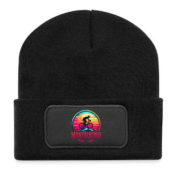 Mont Ventoux : un défi épique à vélo - Beanie recyclé à patch - noir - Devant