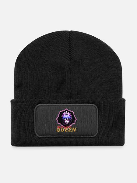 Bad Girl's Queen - Beanie recyclé à patch - noir