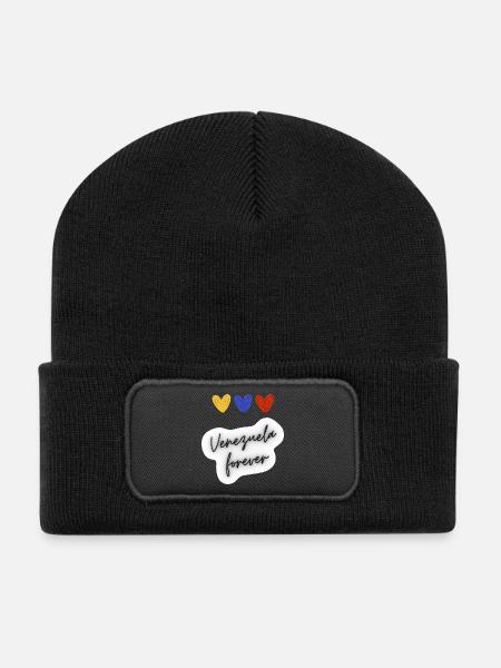 Venezuela Forever - Recycled Patch Beanie - black