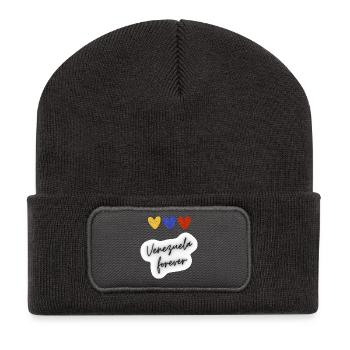 Venezuela Forever - Recycled Patch Beanie - dark grey - Front