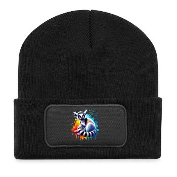 Lemur - Recycled Patch Beanie - black - Front