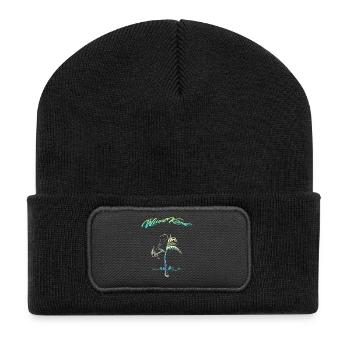 Kitesurfer Palm - Recycled Patch Beanie - black - Front