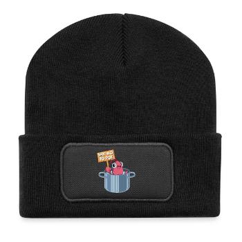 Say No To Pot Shrimp Lover Seafood - Recycled Patch Beanie - black - Front