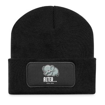 Chill out - Recycled Patch Beanie - black - Front