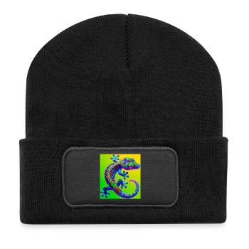 Gecko - Recycled Patch Beanie - black - Front