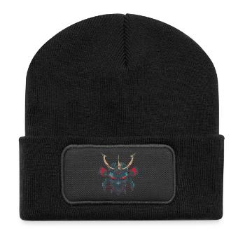 Mech Samurai - Recycled Patch Beanie - black - Front