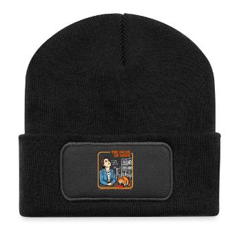 The Price of Paws - Recycled Patch Beanie - black - Front