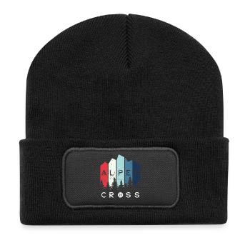 Alpen Cross 26 - Traversée des Alpes 2026 - Randonnée - Beanie recyclé à patch - noir - Devant