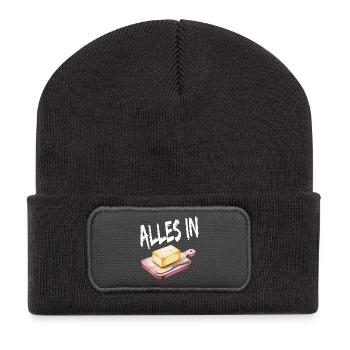 Butterblock Art de la cuisine - Beanie recyclé à patch - charbon - Devant