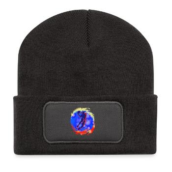 Basket-ball - Beanie recyclé à patch - charbon - Devant