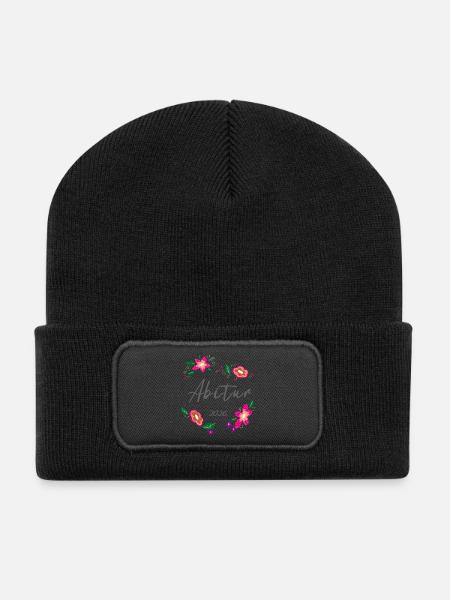 Abitur 2026  - Recycelte Patch Beanie - Schwarz