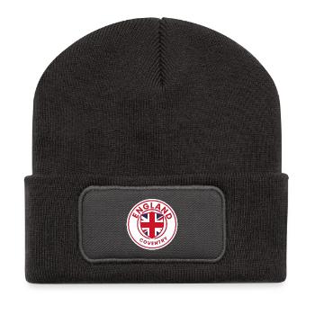 Cocarde inspiré du blason de Coventry - Beanie recyclé à patch - charbon - Devant