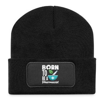 Apotheker Pharmazeutisch-technischer - Recycelte Patch Beanie - Schwarz - Vorne