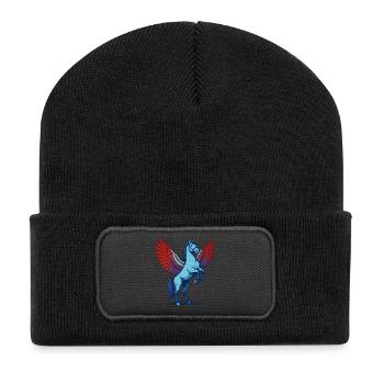 PEGASUS #2 - animals - Recycled Patch Beanie - black - Front