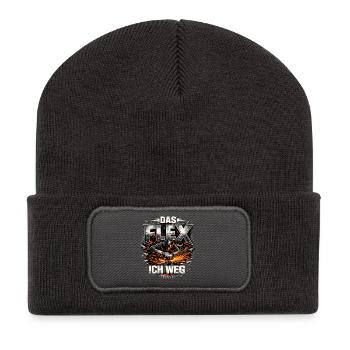 Locksmith Welder The Flex I Away - Recycled Patch Beanie - dark grey - Front