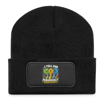 I Tell Dad Jokes Periodically | Humour Science - Recycled Patch Beanie - black - Front