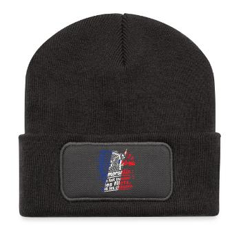 Romorantin Filets Tremblants - Recycelte Patch Beanie - Dunkelgrau - Vorne