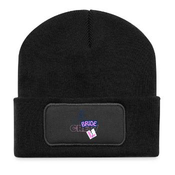 Bride Crew Rodeo Tee - Recycelte Patch Beanie - Schwarz - Vorne