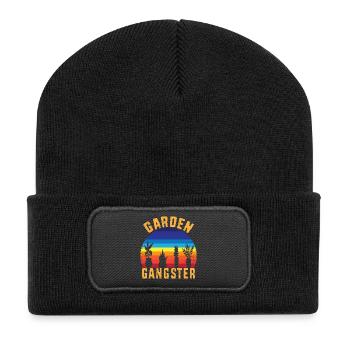 Botaniker - Recycelte Patch Beanie - Schwarz - Vorne