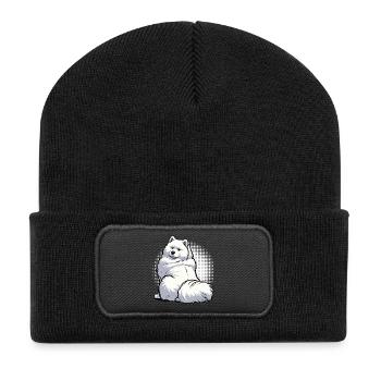 Samoyed Samoyed Owner Samoyed Lovers - Recycled Patch Beanie - black - Front