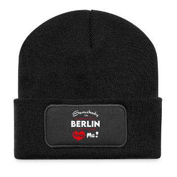 Berlin Stadt Urban T-Shirt City Heimatliebe Town - Recycled Patch Beanie - black - Front