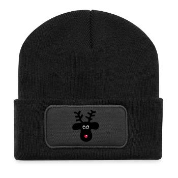 Caribou - Beanie recyclé à patch - noir - Devant