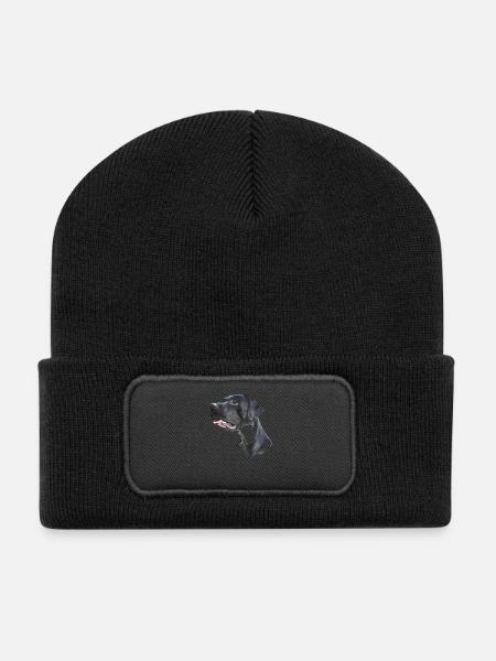 Labrador - Recycled Patch Beanie - black