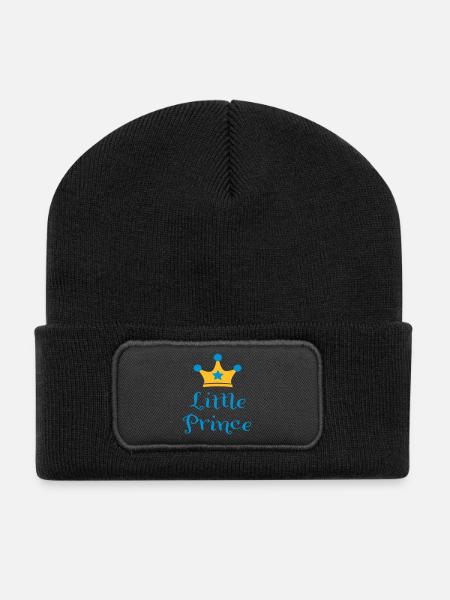 Baby - Recycelte Patch Beanie - Schwarz