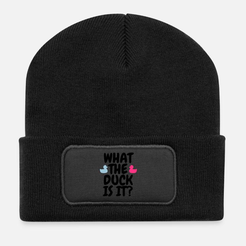 Gender Reveal Party - Beanie recyclé à patch - noir