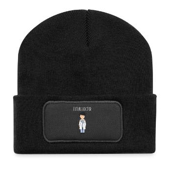 Future Doctor - Recycled Patch Beanie - black - Front