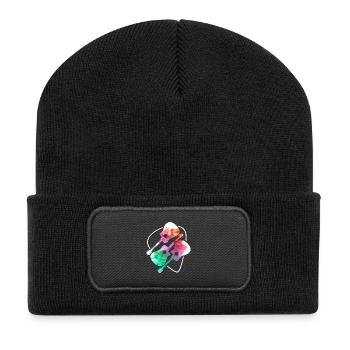 3 Colorful Guitars - Recycled Patch Beanie - black - Front