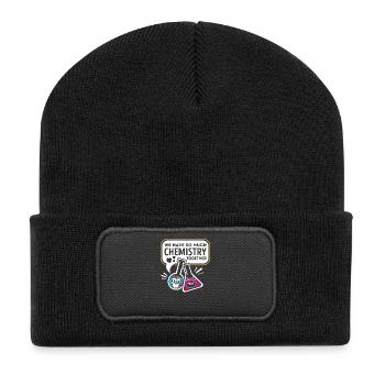 We Have So Much Chemistry Together Valentine's Day - Recycled Patch Beanie - black - Front