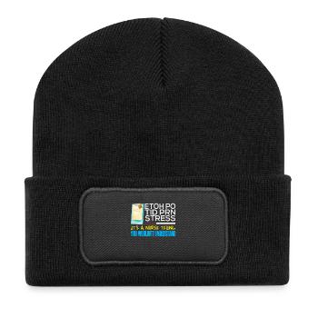It's Nurse Thing Funny Registered Nurse Saying - Recycled Patch Beanie - black - Front