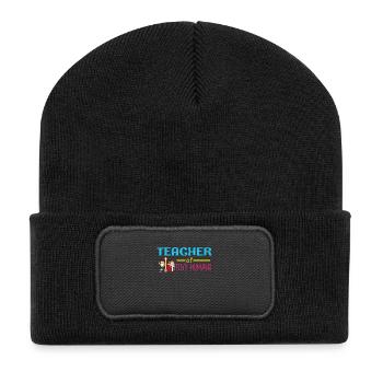 Kindergarten Preschool Pre-K Teacher 1 Day Lehrer - Recycelte Patch Beanie - Schwarz - Vorne