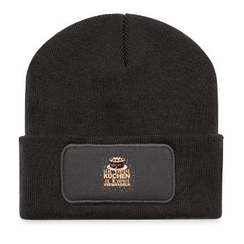 Gâteau cadeau chemise pour les amateurs - bonbons - Beanie recyclé à patch - charbon - Devant