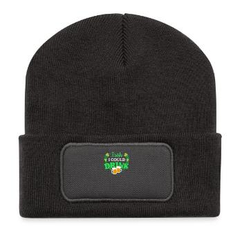 Irlandais que je pourrais boire - Chemise - Cadeau - Beanie recyclé à patch - charbon - Devant