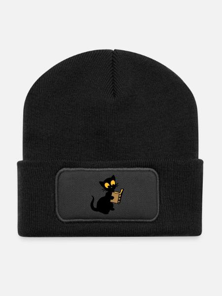 The book - Recycled Patch Beanie - black