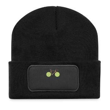 Lemon Bicycle - Recycled Patch Beanie - black - Front